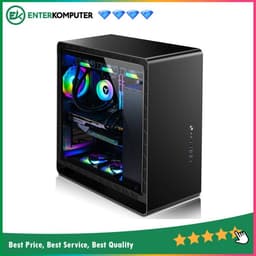 Jonsbo UMX6-G BLACK - EATX/ATX - Aluminum Case - Tempered Glass Side Window