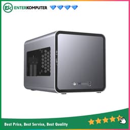 Jonsbo V8 Gray - ITX Case - Aluminum Case - Side Mesh Version - PSU Support SFX/SFX-L