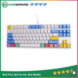Paradox Ghost 87 V2 White 87% Mechanical Gaming Keyboard (Gateron Red Switch)