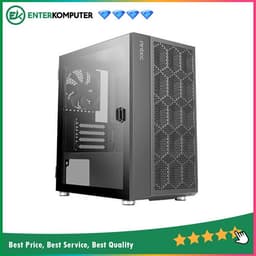 Antec NX200M - mATX Gaming Case - Left Side Glass Door - FREE 1 PCS 12CM FAN