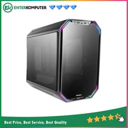 Antec DARK CUBE - mATX Gaming Case - SLIDE OPEN CASE - Type C 3.1 Ready - Tempered Glass Side Panel