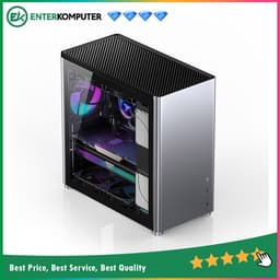 Jonsbo D40 Silver - ATX Case - Aluminum Case - Tempered Glass Side Window