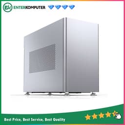 JONSPLUS i100 Pro-A Silver - ITX Case - Magnesium Aluminum Alloy Case - No Side Window - PSU support ATX/SFX