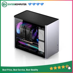 Jonsbo D30 Silver - mATX Case - Aluminum Case - Tempered Glass Side Window