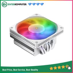 Jonsbo HX6200D White - Down Flow CPU Cooler - 6 Heat Pipe - Support LGA 1700