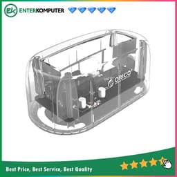 Orico 6139C3 G2 Single 2.5 & 3.5-inch SATA Transparant HDD Docking Station USB 3.1