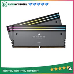 Corsair Dominator Titanium RGB Grey DDR5 PC48000 6000MHz 32GB (2x16GB) 30-36-36-76 - CMP32GX5M2B6000Z30