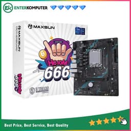 MAXSUN H610M 666 WIFI6 D5 (LGA1700, H610, DDR5, USB3.2, SATA3)