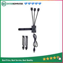 LIAN LI PW-U2TPAB BLACK - USB 2.0 1-to-3 Hub (Type A Male Port)