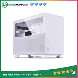 LIAN LI Q58W4 - WHITE - ALUMINUM MINI-ITX CASE - PCIe4.0 - TEMPERED GLASS WINDOW