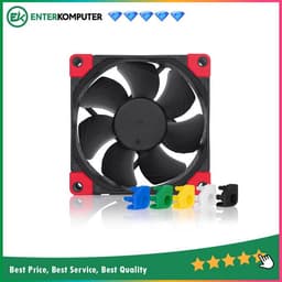 Noctua Chromax Swap Fan 8CM Black Fan With Multicolor Rubber - NF-A8 PWM CH.BK.S