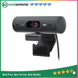 Logitech Brio 500 - 1080p HDR Webcam with Show Mode - Graphite