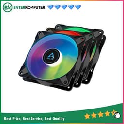 Arctic P12 PWM PST A-RGB 0dB 12CM Value Pack Case Fan (3 Pack)