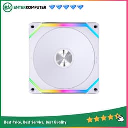 LIAN LI UNI FAN SL140 V2 WHITE - SINGLE FAN - 14CM ARGB FAN