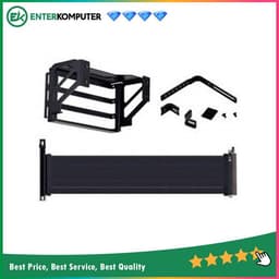 LIAN LI O11DE-2X Upright GPU Kit for O11D EVO - Black with PCIE 4.0 RISER CABLE - Black (O11DE-2X)
