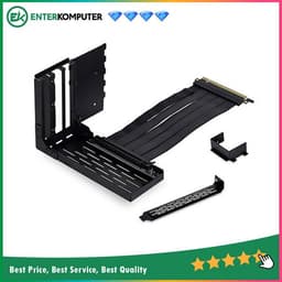 LIAN LI O11DE-1X Vertical GPU Kit for O11D EVO - Black with PCIE 4.0 RISER CABLE - Black