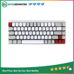 1STPLAYER THE ONE-LANG MK680 PHANTOM WHITE - Wireless Mechanical Keyboard 68Keys (Gateron PRO Yellow Switch)