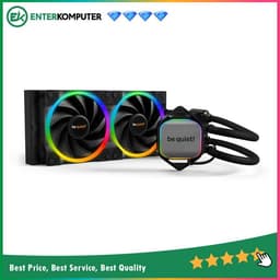 be quiet! Pure Loop 2 FX 240mm ARGB Liquid Cooler - Impressive Illumination & Superior Cooling - 2x Light Wings 120mm PWM High-Speed Fan