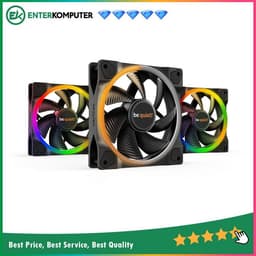 be quiet! Light Wings - 120mm PWM Silent 20.6 dB(A) - ARGB - Triple Pack (3Pcs)