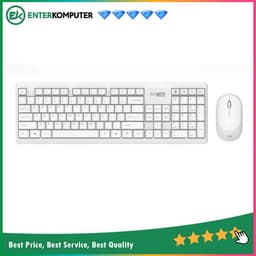 Altec Lansing ALBC-6314 Wireless Combo Keyboard & Mouse - White