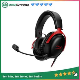 HyperX Cloud III Gaming Headset - Black Red