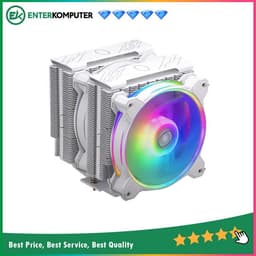 Cooler Master Hyper 622 Halo White - ARGB Dual Tower HeatSink