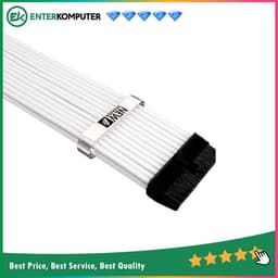 1STPLAYER STEAMPUNK MOD Sleeved Extension Cable Crystal White - 24Pin ATX Extension Cable, 2x 8Pin(4+4) EPS Cable, 2x 8Pin(6+2) PCI-e Cable