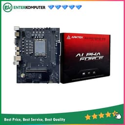 Arktek Alpha Force AK-H610MB EG (LGA1700, H610, DDR4, USB3.0, SATA3, M.2 NVMe Ready, DP+HDMI+VGA, Gigabit LAN)