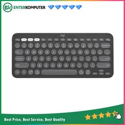 Logitech Pebble Keys 2 K380s Minimalist Bluetooth keyboard - Tonal Graphite