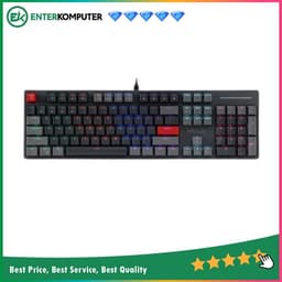 Rexus Keyboard Gaming Rexus Mechanical Heroic KX5 Black Grey (Blue/Red/Brown Switch)