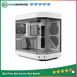 Hyte Y60 Snow White - Modern Aesthetic Dual Chamber ATX Case