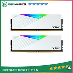 ADATA XPG LANCER RGB White Edition DDR5 PC51200 6400MHz 64GB (2x32GB) CL32-39-39 - AX5U6400C3232G-DCLARWH