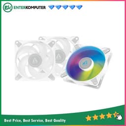 Arctic P12 PWM PST A-RGB 0dB White 12CM Value Pack Case Fan (3 Pack)