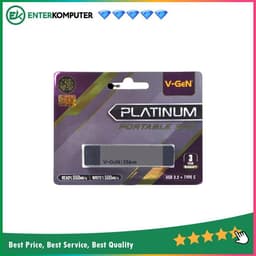 V-Gen SSD Portable Platinum 256GB - USB 3.2 Type C