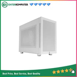 CUBE GAMING AXEL V2.0 WHITE - FRONT & SIDE MESH - WITH TYPE C 3.1 - MINI CASE - MOTHERBOARD MINI ITX & MATX COMPATIBLE