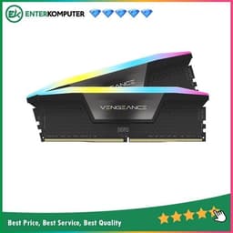 Corsair Vengeance RGB Grey DDR5 PC48000 6000MHz 64GB (2x32GB) 40-40-40-77 - CMH64GX5M2B6000Z40