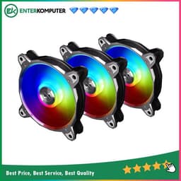 LIAN LI BORA DIGITAL - SILVER - ARGB PWM 12CM FAN X 3 PCS + CONTROLLER