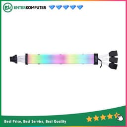 LIAN LI STRIMER PLUS V2 ARGB 8 LIGHT - 3x8-PIN GPU EXTENSION CABLE FOR RTX 40 SERIES - PW168-8PV2