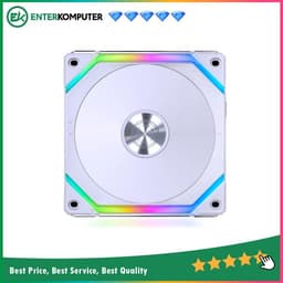 LIAN LI UNI FAN SL120 V2 WHITE - SINGLE FAN - 12CM ARGB FAN