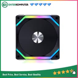 LIAN LI UNI FAN SL120 V2 BLACK - SINGLE FAN - 12CM ARGB FAN