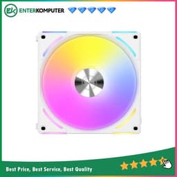 LIAN LI UNI FAN AL140 V2 WHITE - SINGLE FAN - 14CM ARGB FAN