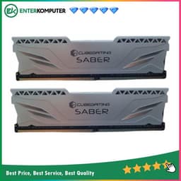 CUBE GAMING Saber DDR4 3200MHz PC25600 Dual Channel 32GB (2x16GB) - Chipset By Micron
