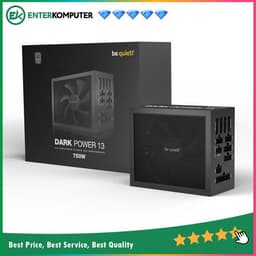 be quiet! DARK POWER 13 750W - Fully Modular - ATX 3.0 PCIe 5.0 - 80+ Titanium Certified - 10 Years Warranty - Number 1 PSU in Germany