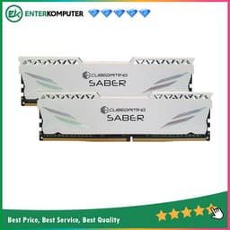 CUBE GAMING Saber DDR4 3200MHz PC25600 Dual Channel 16GB (2x8GB) - Chipset By Micron