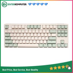 Ducky One 3 TKL Matcha PBT Double-shot Quack Mechanical Gaming Keyboard - Cherry MX Blue - DKON2187-CUSPDMAEGGC1