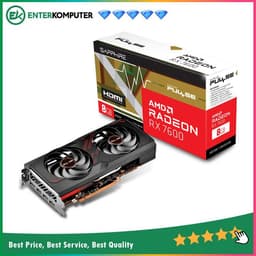 Sapphire PULSE Radeon RX 7600 8GB GDDR6 Gaming OC