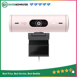 Logitech Brio 500 - 1080p HDR Webcam with Show Mode - Rose