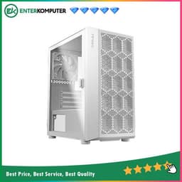 Antec NX200M WHITE - mATX Gaming Case - Left Side Glass Door - FREE 1 PCS 12CM FAN