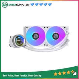 LIAN LI GALAHAD II TRINITY 240 WHITE - AIO ARGB EXTREME COOLING - 3TYPES OF PUMP COVER - IMPROVED DESIGNS & IMPROVED PERFORMANCE