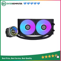 LIAN LI GALAHAD II TRINITY 240 BLACK - AIO ARGB EXTREME COOLING - 3TYPES OF PUMP COVER - IMPROVED DESIGNS & IMPROVED PERFORMANCE